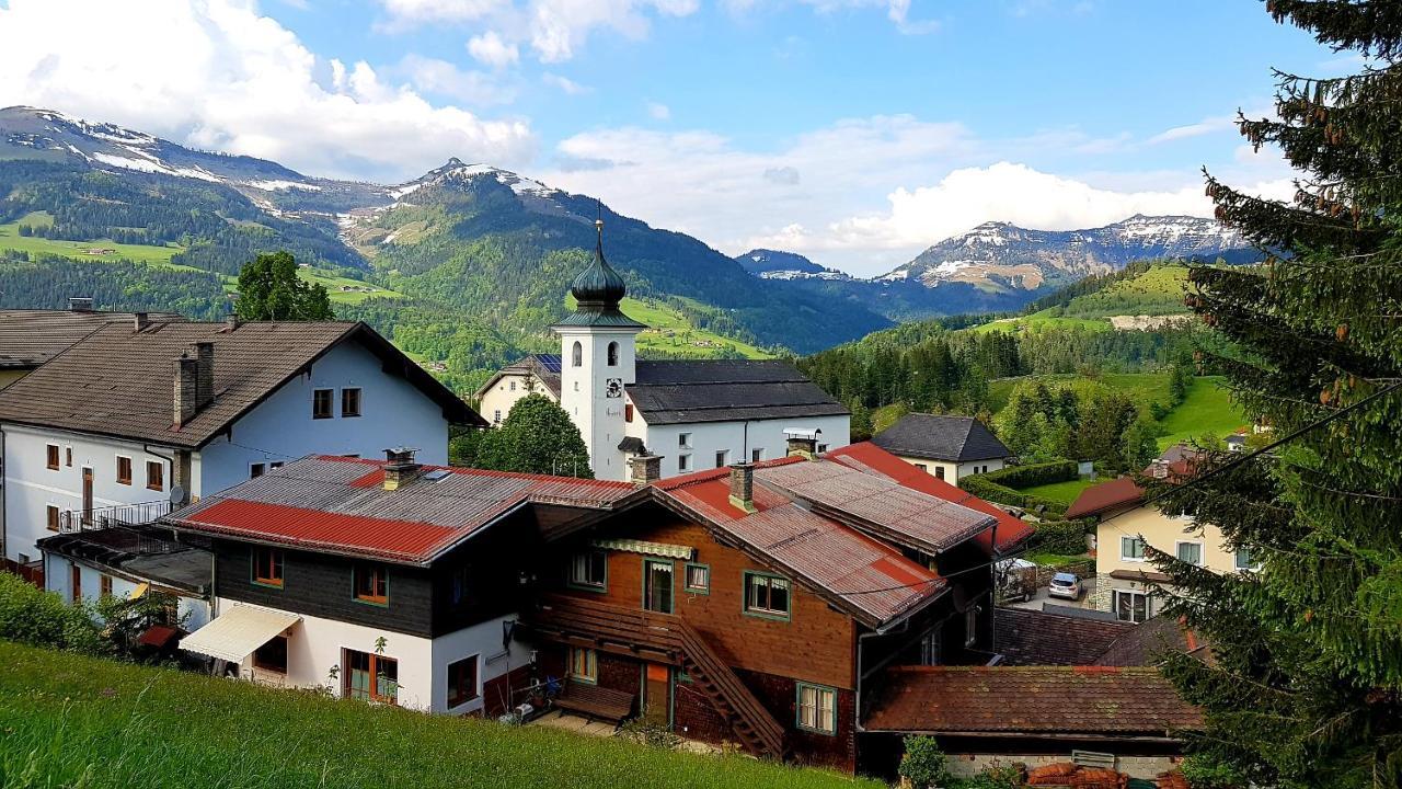 Tauglerei Appartement Enzian In Den Zauberbergen Sankt Koloman Zewnętrze zdjęcie